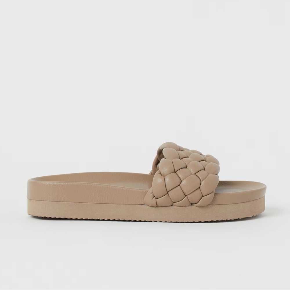 H&M Braided Slides